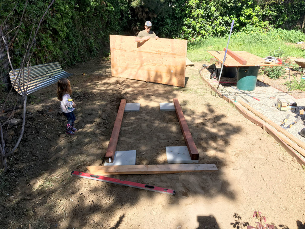 Chicken coop foundation